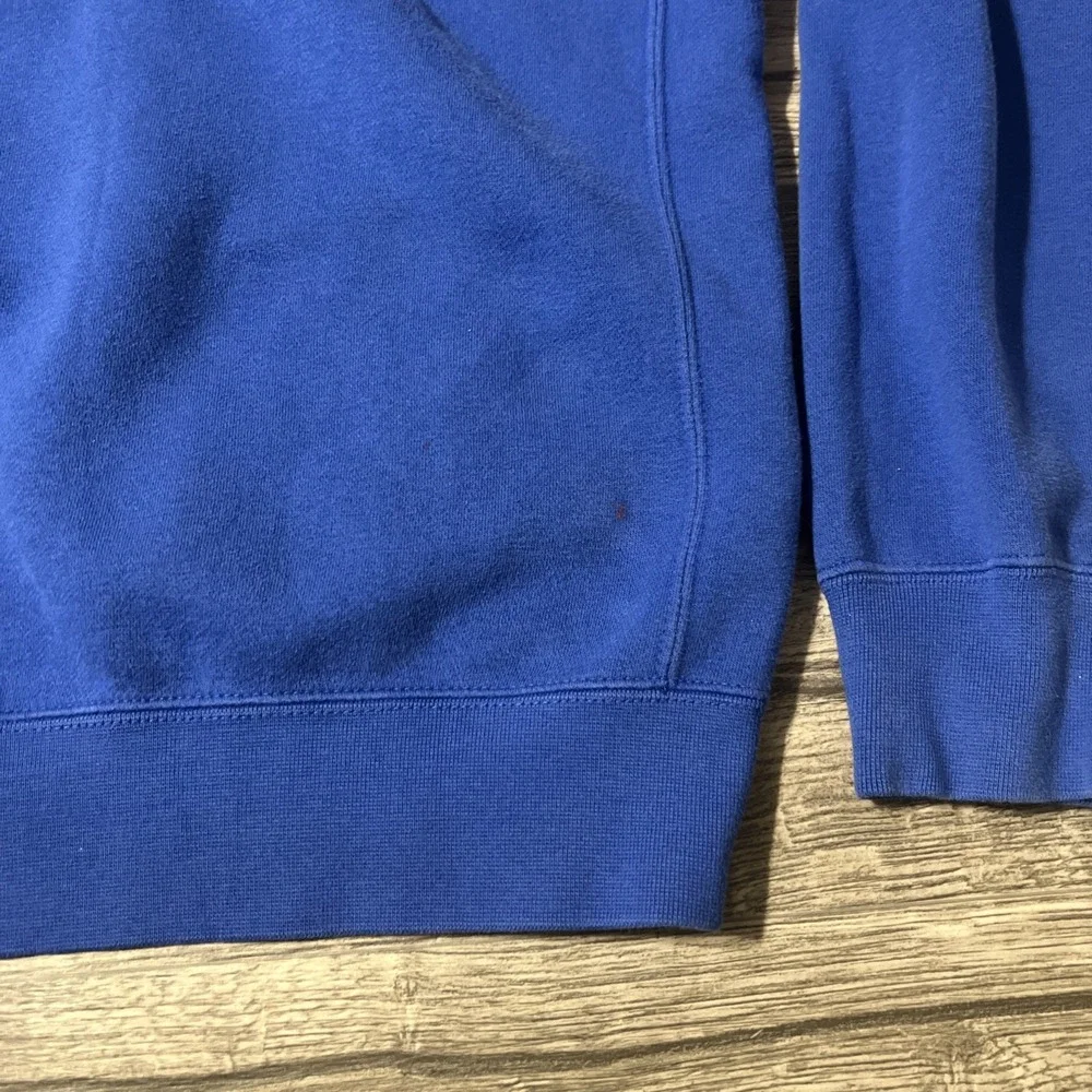 Vintage Nike Air Royal Blue Hooded Hoodie Sweatshirt Pullover Size Medium
